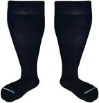 HOYISOX Plus Size Compression Socks 20-30 mmHg for Men and Women, Wide Calf Extra Large 3XL