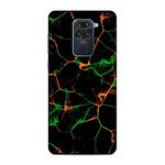 LETAPS® Orange, Green, Black, Wallpaper 8458 A | Xiaomi Redmi Note 9 Mobile Hard Case & Back Cover (for Boys Girls)