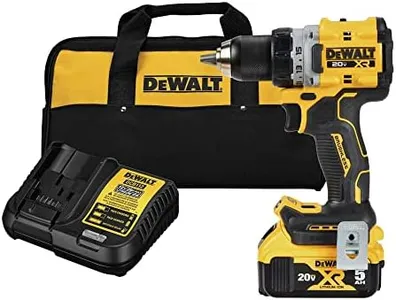 DEWALT 20V MAX* XR® Brushless Cordless 1/2 in. Drill/Driver Kit (DCD800P1), Yellow