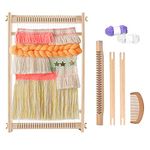 Wooden Weaving Loom, Multi-Craft Weaving Frame to Handcraft for Beginners and Experts, 15.711.8in/ 4030cm