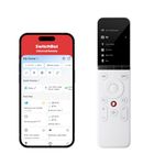 SwitchBot Universal Remote Control with Customize App, Multi-use Smart Universal Remote, Control 25 IR/Bluetooth Devices & 10 Scenes, Compatible with TV/AC/SwitchBot Bot, Curtain, Blind Tilt and More