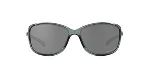 Oakley Women's Oo9301 Cohort Sunglasses, Crystal Black/Prizm Black Polarized, 61 mm