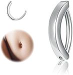 ZS 14G Clicker Belly Button Rings f