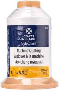 Coats & Clark Professional Machine Quilting Thread, 3000 yds, White