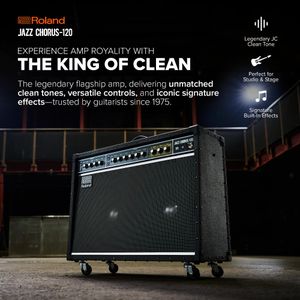 Roland JC-120 Jazz Chorus Guitar Amplifier – Stereo Combo Amp