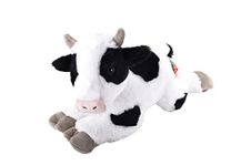 Wild Republic Ecokins, Cow, Stuffed Animal, 12 inches, Gift for Kids, Plush Toy, Made from Spun Recycled Water Bottles, Eco Friendly, Child’s Room Decor