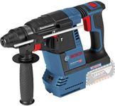 Bosch Professional 18V System Cordless Rotary Hammer GBH 18V-26 (SDS Plus, incl. Aux. Handle, Machine Cloth, Depth Stop 210mm, without battery/charger)