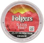 Folgers Medium Classic Roast Coffee 100 K Cup Pods/ 0.28 Oz Net Wt 28.2 Oz, 100 K-Cups, Brown (980040790)