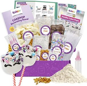 Unicorn Cake Pop Kit DIY Kit For Kids, With Pre-measured Ingredients Best Unicorns Gifts For Girls, Unicorn Birthday Party Baking Set For Kids Girls Boys Age 4 5 6 7 8-12 Year Old Gift