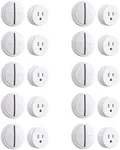 GREENCYCLE WiFi Smart Outlet Plug with Remote, Support APP Remote Control, Voice Control, Timer, Suitable for Alexa and Google Home, FCC ETL Certified, White, 10PK