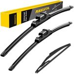 Replacement for 2015-2021 Jeep Renegade - MIKKUPPA 22"+20"+11" Windshield Wipers - Top Lock All Season Wiper Blades, Pack of 3