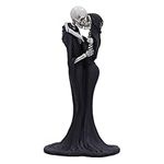 Nemesis Now Eternal Kiss 24cm, Resin, Gothic Wedding Giftware, Skeleton Kiss Figurine, Cast in the Finest Resin, Hand-Painted,Black and White