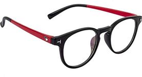 Eyewear Stylez Reading Glasses For Men And Women Anti Glare Reading Glasses 1.00 1.25 1.50 1.75 2.00 2.25 2.50 2.75 3.00 3.25 3.50 3.75 4.00 Black And Red Round For Unisex (1.25)