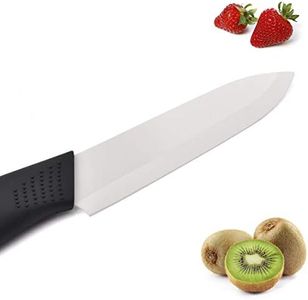 Bagonia Ceramic Chef Knife, Ultra Sharp Professional Ceramic Kitchen Chef's Knife - Size: 5" Blade (Ceramic Knife, Random Color) - Multicolour