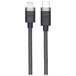 ZAGG mophie Mobile USB-C Cable with Lightning Connector, 1 Meter, Fast Charging, Heavy-Duty, Black