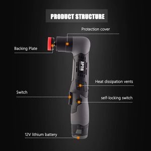 SPTA Cordless Mini Car Polisher – Compact, Rechargeable Detailing Tool