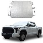 Fgtagtal Windshield Snow/Sunshade Cover Fit for Toyota Tundra 2022-2023, Front Windshield Cover for Ice and Snow, Auto Sun Protection Visors Blocks UV Rays and Keeps Vehicle Cool(Tundra 2022-2023)