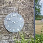 Smart Garden Greystone Clock For Indoor & Outdoor Use 30cm