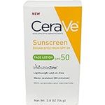CeraVe Sunscreen Face SPF 50, 2 oz,