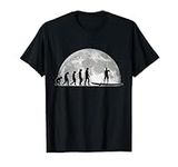 Stand up paddling Evolution Moon SUP Paddle board T-Shirt