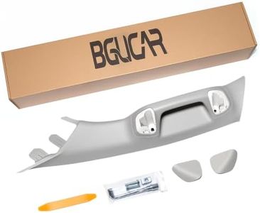 bgucar Driver Side A-Pillar Grab Handle for Toyota Tacoma 3rd Gen (2016-2023), OEM-Style Texture, Matches Passenger Side, Sturdy & No Creaking Noise, Easy Installation (Gray)