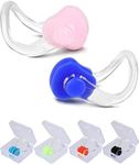 Yaomiao Waterproof Swimming Nose Clip Soft Silica Gel Nose Plugs Nose Protector for Kids and Adults Supplies, Color Set 1, 6 Pieces