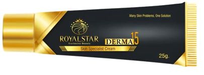 Royalstar Derma 15 Skin Specialist Cream 25g for Best Anti Aging & Dark Circle Remover Herbal Ayurvedic Cream