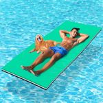 POOLERGETIC 7' x 3' Floating Mat for Lake, Thick Floating Water Lily Pad Raft for Pool, Lake, Pond, River