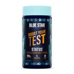 Blue Star Nutraceuticals STATUS - Testosterone Booster for Men - w/KSM 66 Ashwagandha - Invigorate Stamina, Muscle Growth & Energy | Natural Test Booster Support - 90 Veggie Capsules