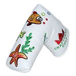 Craftsman Golf Oceam World Fish Crab Seaweed White Blade Putter Cover Headcover For Scotty Cameron Ping TaylorMade Odyssey Callaway