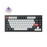 Keychron Q1 HE Hot-swappable RGB Wireless Mechanical Keyboard 2.4 GHz & Bluetooth Hall Effect Switches Aluminum Frame with Knob 75% Layout (84 Keys) for Windows Mac OS, Carbon Black (Q1H-M1)