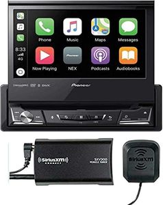 Pioneer AVH-3500NEX 7" Single Din DVD Receiver CarPlay Built in Bluetooth Bundled with + (1) SiriusXM Satellite Radio Tuner SXV300v1