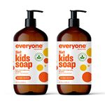 Visit the Everyone Store Everyone 3-in-1 Kids Soap: Shampoo Body Wash and Bubble Bath Orange Squeeze 32 Ounce 2 Count