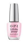 OPI Infinite Shine Nail Polish - Faux-ever Yours - Gel Like & Long Lasting Pink Crème Nail Polish - with Pre-Cured Gel Technology & OPI Pro-Wide Brush (15ml)