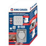 King Canada Generator Home Connection Kit, 30 Amp, NEMA L14-30P, for Portable Generator up to 7500W (K-X7500)