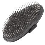 GROOM PROFESSIONAL Terrier Palm Pad Dog Brush - Dog Grooming Brush for Dematting - Perfect for Wooly & Wired Coats - Flexible Palm Pad with Stainless Steel Pins - Length - 13cm