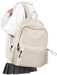 VECAVE School Backpack Beige Waterp