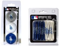 MLB Los Angeles Dodgers 3 Ball/50 Tee Pack, Blue