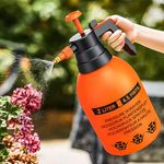 Cinagro Pressure Spray Pump, Gardening Water Pump Sprayer, Plant Water Sprayer for Home Garden, Spray Bottles for Garden Plants and Lawn, Plant Watering Can (Orange, 2 L)