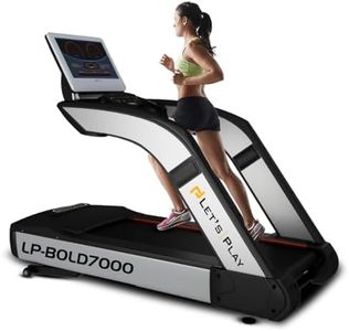 LET'S PLAY LP-Bold 7000 Commercial Treadmill | 8HP AC Motor | 20-Level Incline | 20Km/h Speed | 200Kg Capacity | Heavy-Duty for Home & Gym