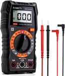 KAIWEETS Digital Multimeter, DC AC Voltmeter, Ohm Volt Amp Test Meter and Continuity Test Diode Voltage Tester for Household Outlet, Automotive Battery Test (Anti-Burn with Double Fuses)