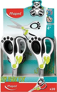 Maped Koopy Spring-Assisted Educational Scissors, 5 Inch, Blunt, Pack of 20 (137910US)