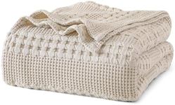PHF 100% Cotton Waffle Weave Blanke