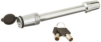 Trimax Premium 5/8" Dia. X 4-3/8" Key Receiver/Adjustable Hitch Lock TH4, Clam Packaging