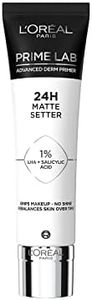 L'Oréal Paris Matte Setter Primer, Matte Finish, Extends Makeup Wear, Advanced Derm Primer, Grips Makeup, No Shine, Prime Lab, 30ml