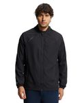 Jockey MV40 Men's Microfiber Fabric Water Resistant Convertible Hoodie Jacket_Black_XL