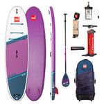 Red Paddle Co 10'6" Ride Paddle Board, 2022 Package (Hybrid Tough Paddle, Purple)