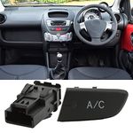 Air Conditioning AC Switch Push Button with Cap 6554KX AC Air Conditioner Switch Replacement for Citroen C1 2005‑2014