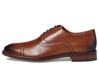 Johnston & Murphy Men s Conard 2.0 Cap Toe Shoe Men's Dress Shoes, Dress Shoes for Men, Rich Italian Leather Shoes, Men s Work Shoes, Cushioned Footbed & Rubber Sole, Tan Full Grain, 15