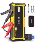 GOOLOO Portable Lithium Jump Starter 4000A Peak Car Starter (All Gas, up to 10.0L Diesel Engine) 12V Car Battery Booster Pack, Power Bank with USB Quick Charge and Type C Port
